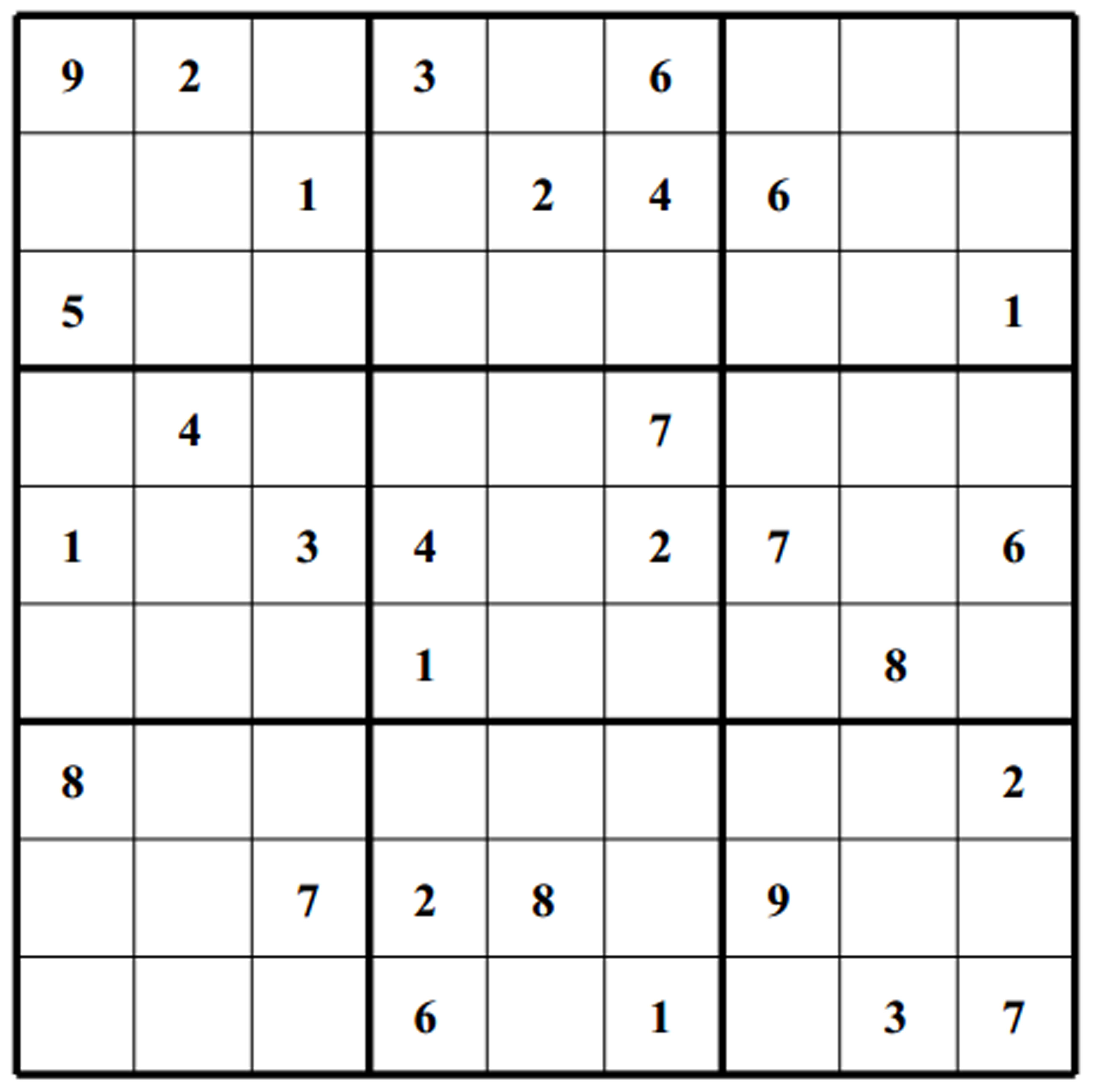 FREE SUDOKU PUZZLE: HARD 012 Free Sudoku Puzzles